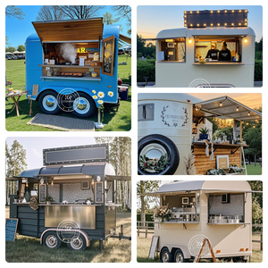Remorque alimentaire vintage de type 'Horse Box' à vendre, remorque bar mobile de luxe, remorque de restauration pour événements de mariage - Product Image 6