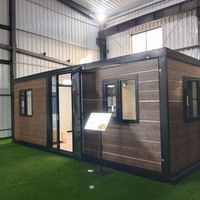 Maison modulaire extensible à double aile de 20 pieds pour la vie en plein air