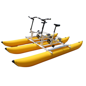 Hot bán giá tốt nhất gấp đôi người Inflatable nổi xe đạp nước thuyền đạp - Product Image 4