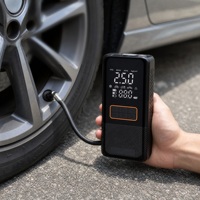 Compresseur d'air sans fil 12V 850W avec manomètre numérique, gonfleur de pneus portable pour voiture, vélo, moto, ballon
