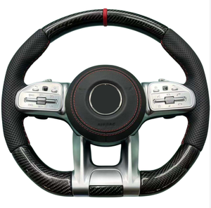 <span class=keywords><strong>Volante</strong></span> Deportivo <span class=keywords><strong>AMG</strong></span> de Fibra de Carbono y Cuero para <span class=keywords><strong>Mercedes</strong></span> Benz C E S G GLE GLS GLC CLS W213 W222 W205 C63, Edición Nueva Mejorada - Product Image 5