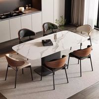 Chaise de salle à manger de luxe légère et discrète