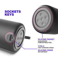 Nouveauté 2023 Haut de gamme Professionnel TWS pour 5.0 Étanche IPX4 Mini haut-parleur sans fil portable Téléphone mobile
