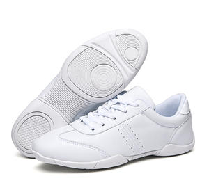 Zapatillas de Porristas para Niñas y Mujeres Modelo 853, Tenis Blancos de Baile para Animación, Calzado Juvenil Escolar para Caminar, Entrenamiento Atlético y Tenis - Product Image 1