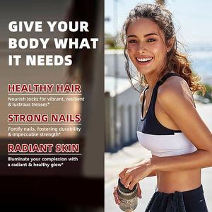 Caramelle Gommose Vegetariane Halal per la Bellezza con Collagene e Biotina <span class=keywords><strong>Integratore</strong></span> Masticabile per <span class=keywords><strong>Capelli</strong></span>, Pelle e <span class=keywords><strong>Unghie</strong></span> per Donne, Uomini e Adulti - Product Image 5