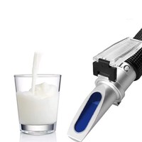 Refractómetro de Leche Portátil Wanbang 0-20% con ATC de Alta Precisión 0.01, Medidor de Concentración de Leche para Laboratorio y Uso Doméstico 0-80