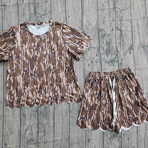 ชุดกีฬาแขนสั้นลายพรางมะกอก RTS รุ่น GSSO3231 สำหรับผู้หญิง ขายส่งจากร้านบูติก - Product Image 2