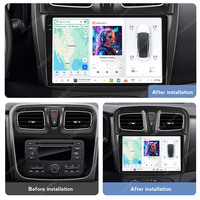 MEKEDE DUDU7 12 + 512G écran tactile 2k Android nouveau système autoradio pour Renault Logan 2014-2019