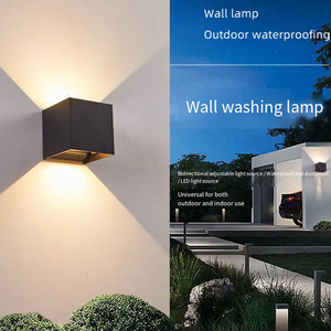 Lámpara de Pared <span class=keywords><strong>LED</strong></span> para Exteriores, Impermeable, Moderna y Creativa, para Jardín, Hotel, Villa, Patio, Decoración de <span class=keywords><strong>Fachada</strong></span>, Iluminación de Valla - Product Image 4
