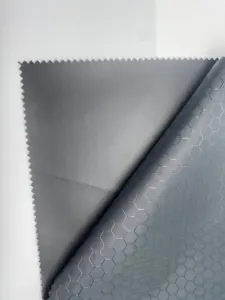 Nylon Oxford 200D Ripstop Pu Coating Nylon Oxford Diamond Pac Melting Glue Bonding Fabric With High Strength Yarn