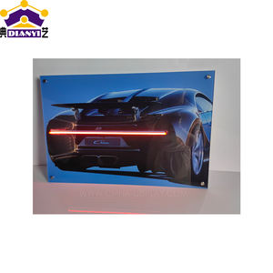 Affiche néon de supercar de haute qualité, art mural de voiture de course sportive, décoration de <span class=keywords><strong>garage</strong></span> et de cave pour homme, cadeau pour les amateurs de voitures - Product Image 6