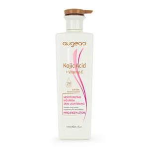 Factory price 750ml wholesale vitamin C natural lightening private label organic moisture skin whitening cream body lotion