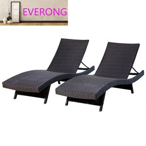 Chaise longue <span class=keywords><strong>de</strong></span> jardin moderne pliable en rotin <span class=keywords><strong>avec</strong></span> <span class=keywords><strong>coussin</strong></span> pour la détente, la plage, la piscine, les sources chaudes, la cour, les hôtels, les jardins - Product Image 6