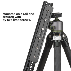FANAUE Key Mod Rail Trípode Adaptador de cabeza de bola Compatible con Arca para Swiss RRS Dovetail Safety Stop Tornillos y soportes - Product Image 2