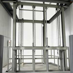 <span class=keywords><strong>Ascenseur</strong></span> de fret en acier industriel Capacité de charge de 1000 kg à 5000 kg Commande hydraulique à distance pour le levage de marchandises dans les bâtiments commerciaux - Product Image 6