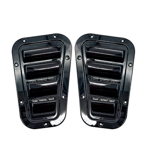 2 Pièces Décoratives pour Capot Avant, Garniture Latérale, Couvercle de Ventilation en Acier pour Entrée d'Air et Neige pour Land Rover Defender - Product Image 5
