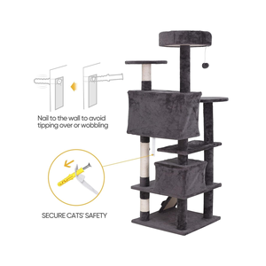 ขายส่ง บ้านไม้สำหรับสัตว์เลี้ยงขนาดใหญ่ ที่ข่วนเล็บ ที่นอน และที่ปีนป่ายสำหรับสัตว์เลี้ยง ขายดี - Product Image 2