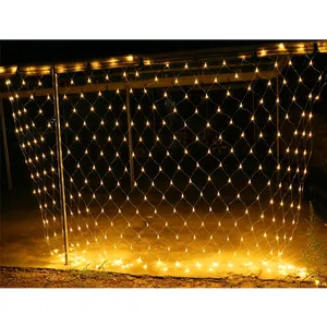 Hot Sale Holiday Decorative Led Wall Lighting led net light outdoor decoration fairy lights net like glittering