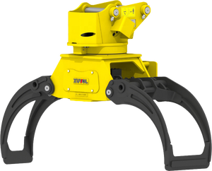 Pinza para Troncos Giratoria, Duradera y Eficiente de 110-700 mm, Capacidad de Sujeción de 10-20 Toneladas, Diámetro de Sujeción, Componente Central de Rodamiento Directo de Fábrica para Excavadora - Product Image 1