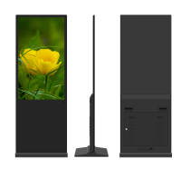 Écran tactile interactif sur pied pour kiosque, écran LCD intérieur de 32, 43, 49, 55, 72, 80 pouces, système Android et Windows