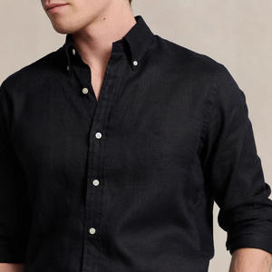 <span class=keywords><strong>Camicia</strong></span> tropicale all'ingrosso per la stagione autunnale da <span class=keywords><strong>uomo</strong></span> manica lunga Casual per Polo con Logo ricamato - Product Image 4