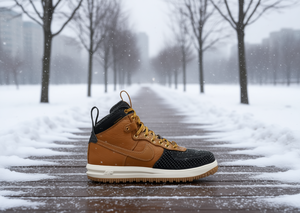 Bottes d'hiver unisexes imperméables Lunar Force 1 Duckboot Ale Brown Black avec semelle extérieure en caoutchouc amortie et doublure en mesh - Product Image 2