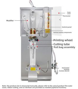 Machine d'emballage, de remplissage et de scellage entièrement automatique pour sachets de lait, d'eau pure et de liquides - Product Image 3
