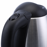 Bouilloire à café et à thé en acier inoxydable de petite taille 1000 watts pour usage domestique et hôtelier avec couvercle en acier inoxydable