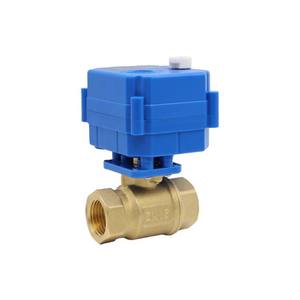 Válvula de Bola de Dos Piezas de Latón Eléctrica Miniatura Lihua DN15, 4 Puntos, 5V/12V/24V/220V, Doble Rosca Interna, Drenaje de Cobre para Líquidos - Product Image 3