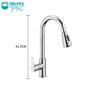 <span class=keywords><strong>Robinet</strong></span> de cuisine contemporain en laiton SOLVEX Grifo Cocina, mitigeur chaud/froid avec cartouche céramique et douchette extractible, idéal pour hôtels et centres commerciaux - Product Image 2
