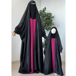 LUOMANTE Abaya aérienne ouverte sur mesure pour maman et moi - Product Image 1