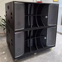 Subwoofer passif double 21 pouces 4200W 4 Ohms avec 2 haut-parleurs ferrite 21 pouces et bobine vocale 5 pouces, enceinte en contreplaqué pour grandes scènes, concerts et événements DJ