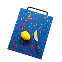 HACCP HDPE snijplank multicolor rechthoekig & rond, dubbelzijdig, plastic snijblokken voor keuken, restaurant en catering