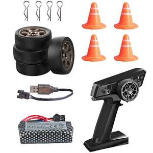 2025 nouvelle tendance 1:16 échelle dérive <span class=keywords><strong>RC</strong></span> voiture gyroscope Mini pleine proportionnelle RTR 2.4GHZ remplaçable corps coque télécommande - Product Image 4