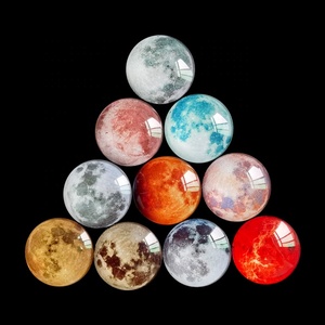 Hızlı kargo OEM toprak günü hediyelik eşya 3D gezegen yıldız kristal cam mıknatıs buzdolabı buzdolabı promosyon buzdolabı mıknatısları - Product Image 6