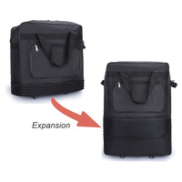 Grand sac à roulettes extensible, fourre-tout de Sport de nuit en plein air, sac de voyage pliable avec roulettes