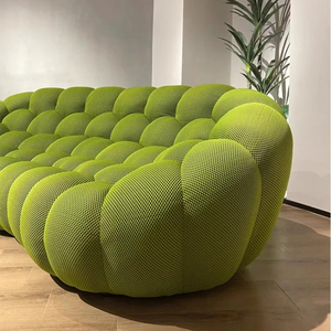 Sofa gelembung sarang lebah melengkung, pelindung Sofa ruang tamu kompresi warna-warni untuk ruang tamu Modern - Product Image 6