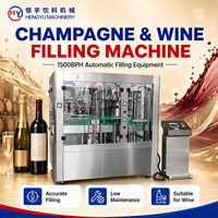 Machine de remplissage monobloc entièrement automatique par gravité pour vins blancs et spiritueux, rinçage, remplissage, bouchage de bouteilles en verre, fabricant certifié CE