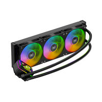 Refroidisseur de processeur liquide AIO Tian Jifeng Baidi II 360 mm avec écran LCD 2,8 pouces, haute efficacité, ARGB, roulement à billes