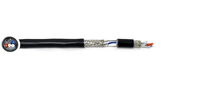 Câble de commande blindé RS485, 0,2 mm²~6 mm², 2-6 conducteurs en cuivre étamé double blindage, câble de communication industrielle Modbus Bus
