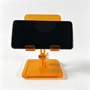 Modern Clear Acrylic <b>Foldable</b> Phone Display Stand Custom Logo Service with Stand - Product Image 2