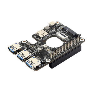 PCIe ke M.2 4G/5G dan USB 3.2 topi untuk Raspberry Pi 5, kompatibel dengan SIMCom/Quectel modul 4G/5G, Raspberry Pi 5 topi - Product Image 1