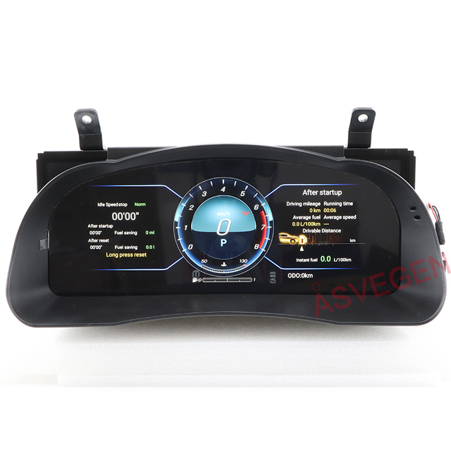 12.3 LINUX System Digital Instrument Cluster LCD Virtual Cockpit Panel for TOYOTA Highlander 2015-2017 Built-In GPS USB Stereo