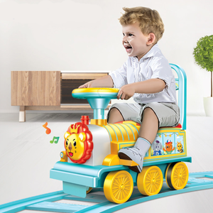 DWI Dowellin Entraînement à la marche <span class=keywords><strong>pour</strong></span> bébé Voiture à pédales Jouet <span class=keywords><strong>pour</strong></span> enfants Marcheur Voiture à piles <span class=keywords><strong>Train</strong></span> <span class=keywords><strong>pour</strong></span> bébé - Product Image 3