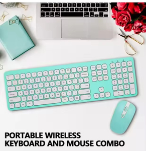 ชุดคีย์บอร์ดและเมาส์ไร้สายแบบบาง พร้อมไฟ RGB รองรับสวิตช์แบบ Scissor ใช้งานได้กับโน้ตบุ๊ก แล็ปท็อป Mac และคอมพิวเตอร์ตั้งโต๊ะ - Product Image 3