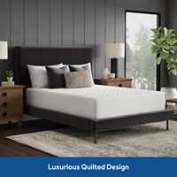 Coussin de luxe 100% coton, couche supérieure douce, garnissage en fibres EternaLoft haute densité, coins extensibles durables, 18 pouces de profondeur, lavable en machine