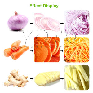 Machine à découper les légumes et les fruits en acier inoxydable de marque réputée pour pommes de terre, carottes, concombres, racines et tiges 110V/220V - Product Image 5