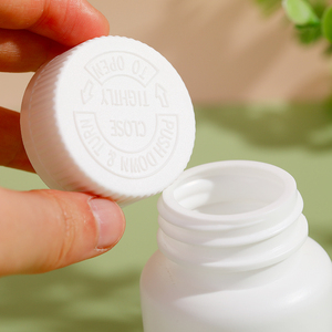 120ML 120 <span class=keywords><strong>cc</strong></span> PET PCR HDPE bottiglia di medicina bottiglia bianca con tappi CRC bianchi integratore vuoto capsula di vitamina pillola bottiglia di plastica - Product Image 5