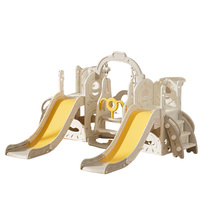 Nouveau style de toboggan en plastique pour bébé, mini balançoire intérieure ou extérieure, ensemble de jeux pour enfants, toboggan de terrain de jeu