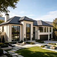 Fenêtre en acier Graki Série 70, insonorisée, à cadre fin, à rupture de pont thermique, verre Low-E, battante, pour appartement et villa de luxe, normes énergétiques UE/US